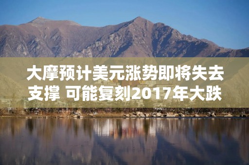 大摩预计美元涨势即将失去支撑 可能复刻2017年大跌轨迹