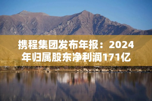 携程集团发布年报：2024年归属股东净利润171亿