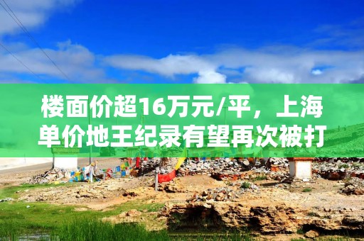 楼面价超16万元/平，上海单价地王纪录有望再次被打破