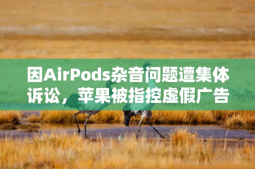 因AirPods杂音问题遭集体诉讼，苹果被指控虚假广告