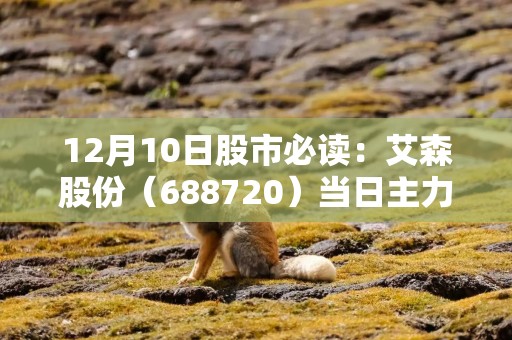 12月10日股市必读：艾森股份（688720）当日主力资金净流出514.77万元，占总成交额3.54%