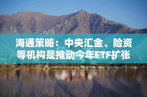 海通策略：中央汇金、险资等机构是推动今年ETF扩张主力，2025年机构化或仍是ETF主要增量来源