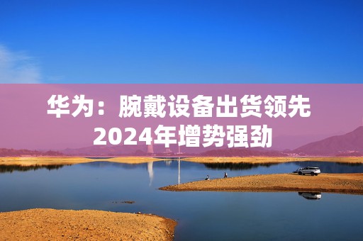 华为：腕戴设备出货领先 2024年增势强劲