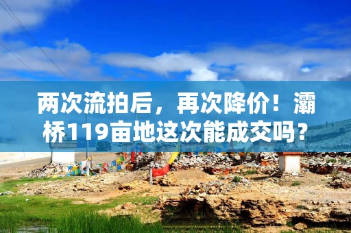 两次流拍后，再次降价！灞桥119亩地这次能成交吗？