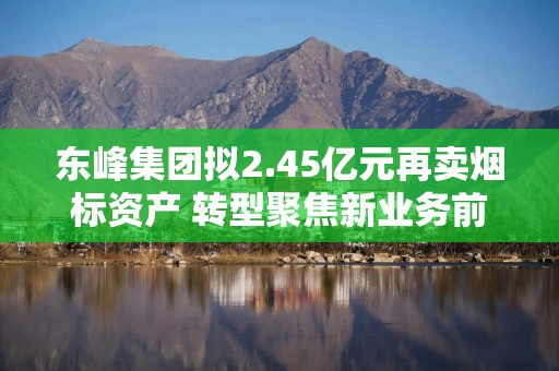 东峰集团拟2.45亿元再卖烟标资产 转型聚焦新业务前三季亏1.9亿元