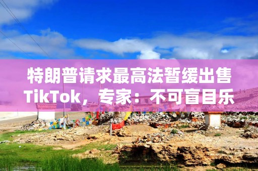 特朗普请求最高法暂缓出售TikTok，专家：不可盲目乐观