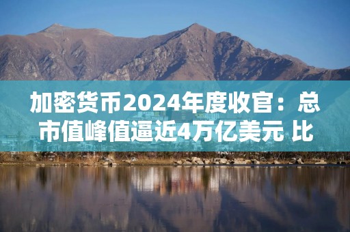 加密货币2024年度收官：总市值峰值逼近4万亿美元 比特币价格累涨超120%