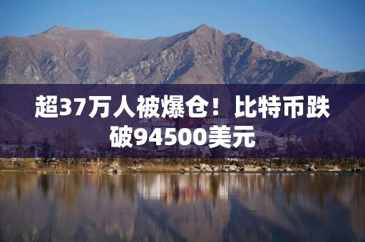 超37万人被爆仓！比特币跌破94500美元