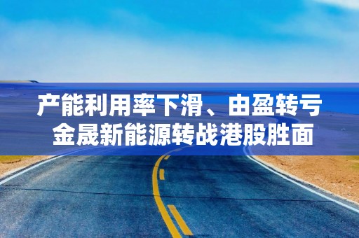 产能利用率下滑、由盈转亏 金晟新能源转战港股胜面大么