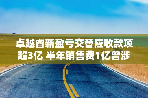 卓越睿新盈亏交替应收款项超3亿 半年销售费1亿曾涉行贿串标案