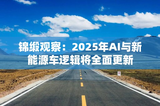 锦缎观察：2025年AI与新能源车逻辑将全面更新