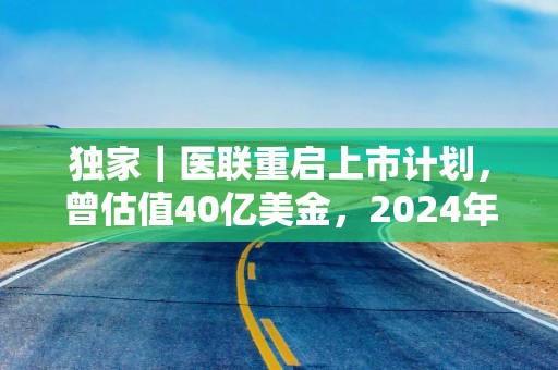 独家｜医联重启上市计划，曾估值40亿美金，2024年已盈利