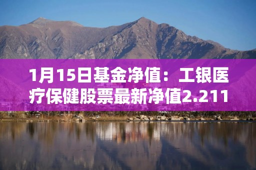 1月15日基金净值：工银医疗保健股票最新净值2.211，跌1.16%