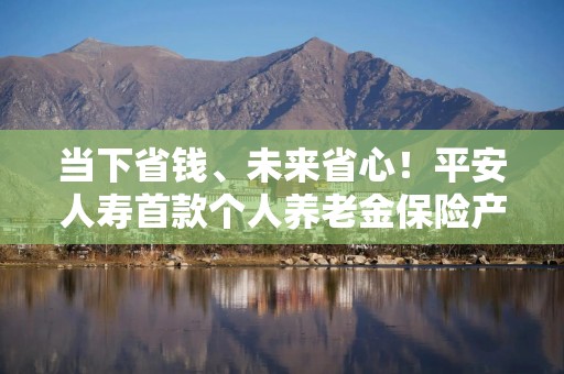 当下省钱、未来省心！平安人寿首款个人养老金保险产品“盛世优享”重磅上市