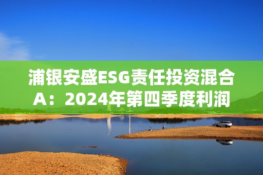 浦银安盛ESG责任投资混合A：2024年第四季度利润2712.42万元 净值增长率4.8%