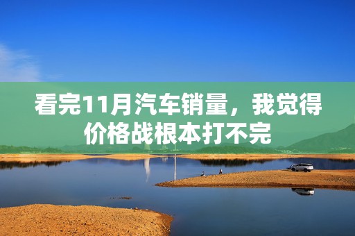 看完11月汽车销量，我觉得价格战根本打不完