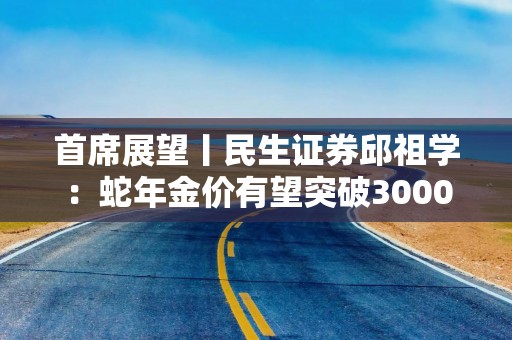 首席展望丨民生证券邱祖学：蛇年金价有望突破3000美元