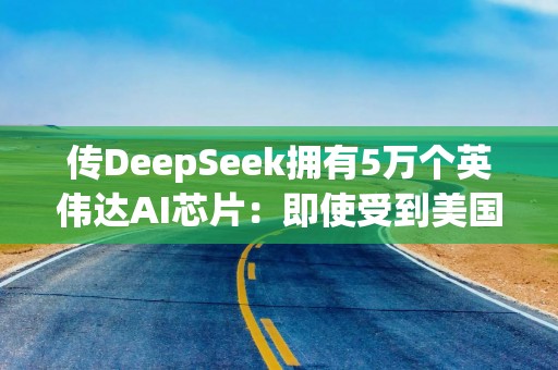 传DeepSeek拥有5万个英伟达AI芯片：即使受到美国限制