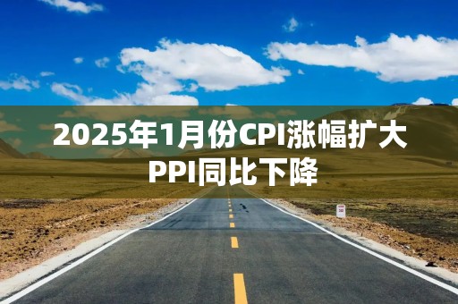 2025年1月份CPI涨幅扩大 PPI同比下降