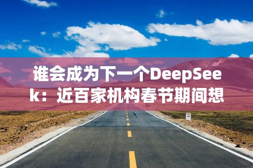 谁会成为下一个DeepSeek：近百家机构春节期间想托人投资，公司对商业化不感兴趣