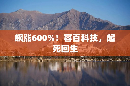 飙涨600%！容百科技，起死回生