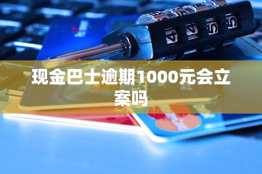 现金巴士逾期1000元会立案吗