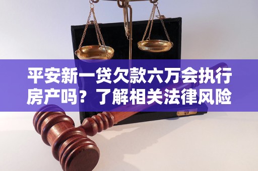 平安新一贷欠款六万会执行房产吗？了解相关法律风险