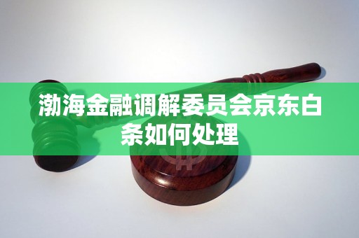 渤海金融调解委员会京东白条如何处理